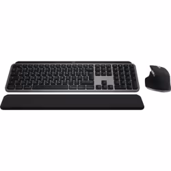 Logitech MX Keys S Combo for Mac QWERTY US International Aluminium, Noir - Vue supplémentaire 2