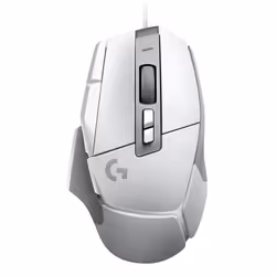 Logitech G G502 X + G240, Droitier, Optique, USB Type-A, 25600 DPI, Blanc
