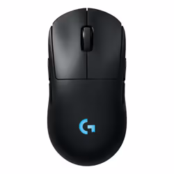 Logitech G PRO 2 LIGHTSPEED, Ambidextre, Optique, RF Wireless + USB Type-A, 32000 DPI, 1 ms, Noir