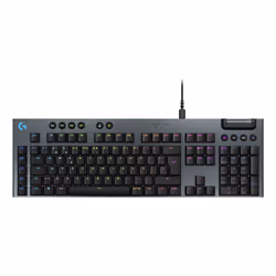 Logitech G G915 X, Avec fil, USB, Clavier mécanique, QWERTY, LED RGB, Noir