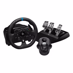 Logitech G G923 SE, Volant + Pédales + Joystick, Xbox, Xbox One, Xbox Series S, Xbox Series X, 900°, Avec fil, USB 2.0, Noir