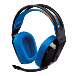 Logitech G G535, Sans fil, Jouer, 20 - 20000 Hz, 236 g, Casque, Noir, Bleu