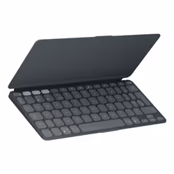 Logitech Keys-To-Go 2, Mini, Sans fil, Bluetooth, Commutateur de touche « ciseaux », QWERTY, Graphite