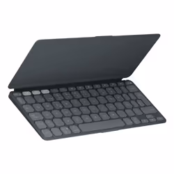 Logitech Keys-To-Go 2, Mini, Sans fil, Bluetooth, Commutateur de touche « ciseaux », QWERTY, Graphite