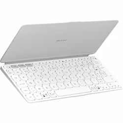 Logitech Keys-To-Go 2, Mini, Sans fil, Bluetooth, Commutateur de touche « ciseaux », AZERTY, Blanc