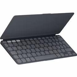 Logitech Keys-To-Go 2, Mini, Sans fil, Bluetooth, Commutateur de touche « ciseaux », QWERTY, Graphite