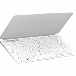 Logitech Keys-To-Go 2, Mini, Sans fil, Bluetooth, Commutateur de touche « ciseaux », QWERTY, Blanc