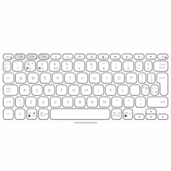 Logitech Keys-To-Go 2 clavier Universel Bluetooth QWERTY US International Blanc