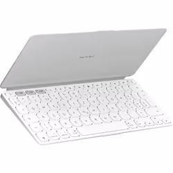 Logitech Keys-To-Go 2, Mini, Sans fil, Bluetooth, Commutateur de touche « ciseaux », QWERTZ, Blanc