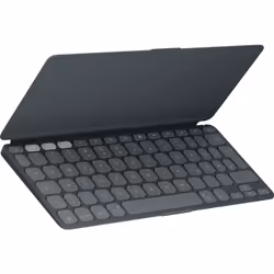 Logitech Keys-To-Go 2, Mini, Sans fil, Bluetooth, Commutateur de touche « ciseaux », QWERTZ, Graphite