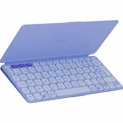 Logitech Keys-To-Go 2, Mini, Sans fil, Bluetooth, Commutateur de touche « ciseaux », AZERTY, Lilas