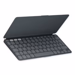 Logitech Keys-To-Go 2, Mini, Sans fil, Bluetooth, Commutateur de touche « ciseaux », Graphite