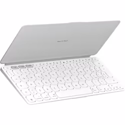 Logitech Keys-To-Go 2, Mini, Sans fil, Bluetooth, Commutateur de touche « ciseaux », QWERTY, Blanc