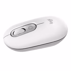 Logitech POP, Ambidextre, Optique, Bluetooth, Blanc