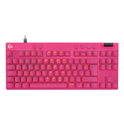 Logitech G PRO X TKL RAPID QWERTY Danois, Finlandais, Norvégien, Suédois Rose