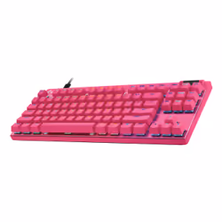 Logitech G PRO X TKL RAPID clavier Jouer USB AZERTY Français Rose - Vue supplémentaire 3