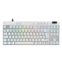 Logitech G PRO X TKL RAPID QWERTY Danois, Finlandais, Norvégien, Suédois Blanc