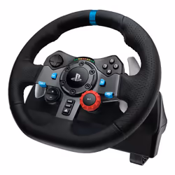 Logitech G 991-000539 accessoire de jeux vidéo Aluminium, Noir USB Steering wheel + pedals + headset PC, PlayStation 4, PlayStation 5, Playstation 3 - Vue supplémentaire 4