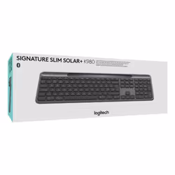Logitech Signature Slim Solar+ wireless keyboard K980 clavier Universel RF sans fil + Bluetooth QWERTY Italien Graphite - Vue supplémentaire 7