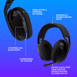 Logitech 981-001563 Casque Gaming Noir - Vue supplémentaire 8