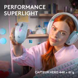 Logitech G305 X SUPERLIGHT-WHITE-EWR2i-934 - Vue supplémentaire 3