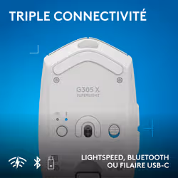 Logitech G305 X SUPERLIGHT-WHITE-EWR2i-934 - Vue supplémentaire 5