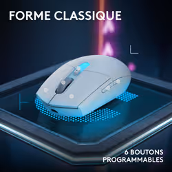 Logitech G305 X SUPERLIGHT-WHITE-EWR2i-934 - Vue supplémentaire 7