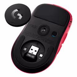 Logitech G PRO X3 SUPERSTRIKE souris Gaming Droitier RF Wireless + USB Type-C Optique 48000 DPI - Vue supplémentaire 4