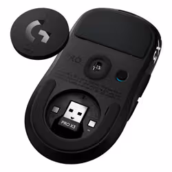 Logitech G PRO X3 SUPERSTRIKE souris Gaming Droitier RF Wireless + USB Type-C Optique 48000 DPI - Vue supplémentaire 4