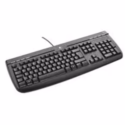 Logitech Internet 350 USB Keyboard, Avec fil, USB, Noir
