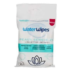 Waterwipes Lingettes Intimes Peaux Sensibles 10 Unités