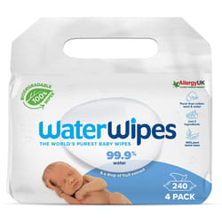 Water Wipes Baby Wipes 4 Pack 4x60 pcs