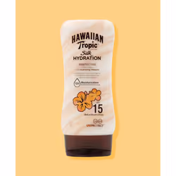 Hawaiian Tropic Silk Hydration Protective Sun Lotion SPF 15, Lotion d’écran solaire, Corps, Tube, Hydratant, Protection, Tous ...