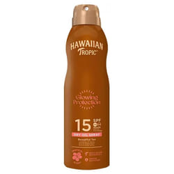 Hawaiian Tropic Glowing Protection Spray Huile Sèche SPF15 177 ml