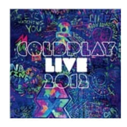 Warner Music Live 2012 DVD/CD Rock alternatif Coldplay