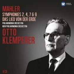 Warner Music Otto Klemperer - Mahler: Symphonies 2, 4, 7 & 9, Das Lied von der Erde, 6CD CD Classique