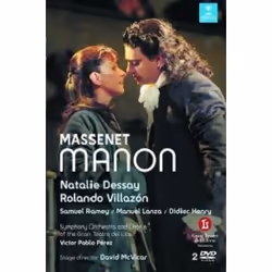 Warner Music Natalie Dessay - Massenet: Manon, 2DVD, Classique, DVD, Natalie Dessay, Support physique, Adulte, 2 disques