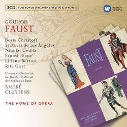 Warner Music André Cluytens - Gounod: Faust, 4CD, Classique, CD, André Cluytens, Support physique, Adulte, 4 disques