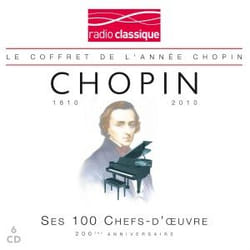 Warner Music Frédéric Chopin - Chopin 100 Best Radio Classique, 6CD CD