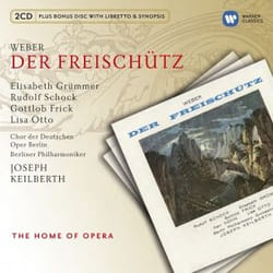 Warner Music Rudolf Schock - Weber: Der Freischutz, 3CD CD Classique