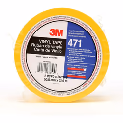 enquête jaune (L x l) 33 m x 50 mm description Le ruban adhésif en PVC 471 3M est souvent utilisé pour marquer les zones dang ...