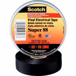 enquête noir (L x l) 20 m x 19 mm description Lors de l'Scotch® ruban isolant électrique 88 est un ruban isolant particulière ...