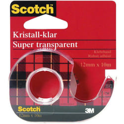 3M - Ruban adhésif Scotch® Crystal Clear 600 600H1210 transparent (l x l) 10 m x 12 mm 1 pc(s) S15745