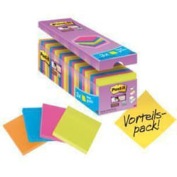 Liderpapel - Post-it Haftnotiz Super Sticky 654SE24P 76x76mm sort. 24St