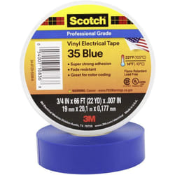 3M - Ruban isolant Scotch® 35 Scotch SCOTCH35-19X20BL bleu (l x l) 20 m x 19 mm résine caoutchouc 1 pc(s)