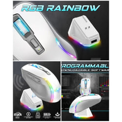 Souris Gaming - ELITE - M50 - 8000 DPI - 6 Boutons Programmables - RGB Rechargeable