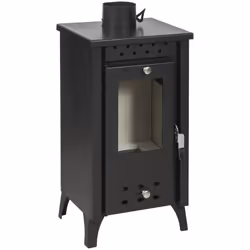 POÊLE À BOIS MATILDE MG100 Puissance : 7,7 kw Rendement : 77,9% Dimensions : L 33 x P38 x H74 cm Poids : 56 kg Consommation h ...
