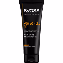 SYOSS 5201143151085, Gel pour les cheveux, Tous types de cheveux, 250 ml, Fixation, Tube, 48 h