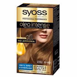 SYOSS Olio Intense Honey Blond 8-60, Blonde, 8-60, Honey Blond, Femmes, 115 ml, Tous types de cheveux