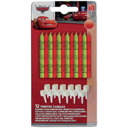 Amscan Cars Kuchenkerzen Vert, Rouge 12 pièce(s)